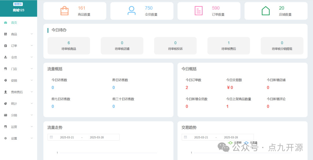 插图2–一款开源免费、多端适配的商城系统–后浪网_提供程序源代码和网站模板主题